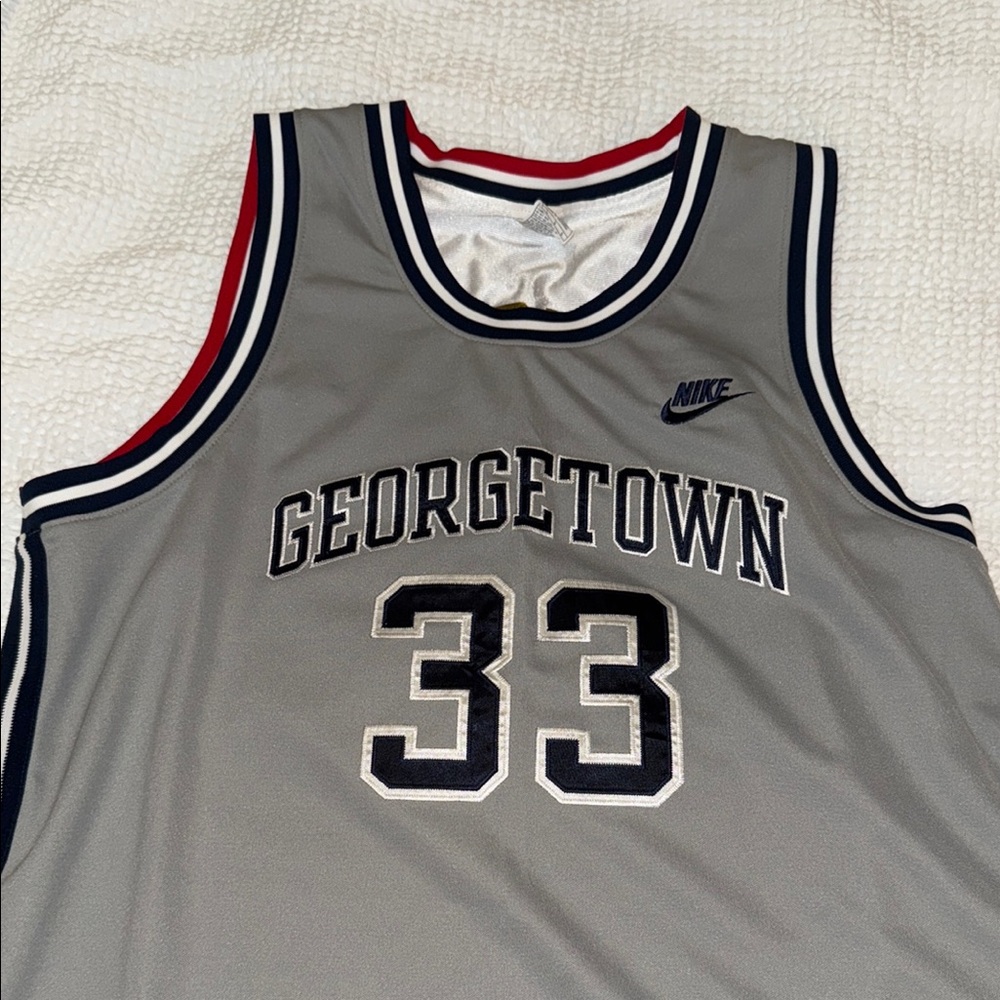 Alonzo Mourning Nike Georgetown/Team USA reversible Basketball Jersey